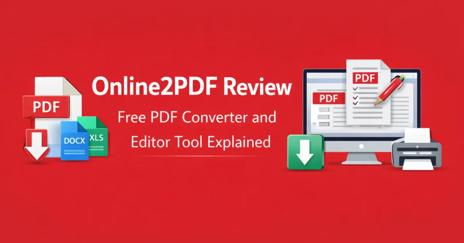 Online2PDF Review – Free PDF Converter and Editor Tool Explained