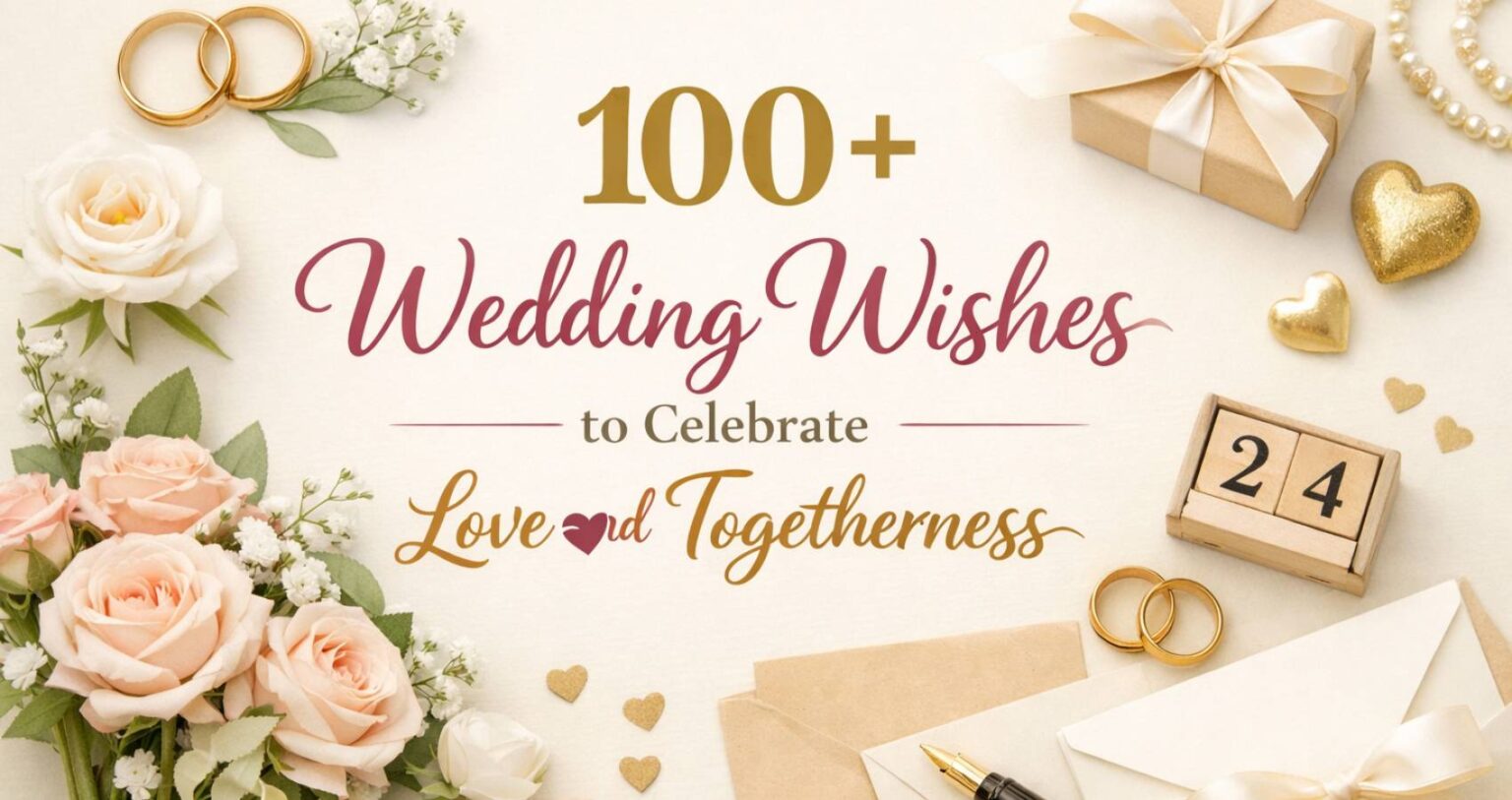 100+ Wedding Wishes to Celebrate Love and Togetherness 100+ Wedding Wishes to Celebrate Love and Togetherness