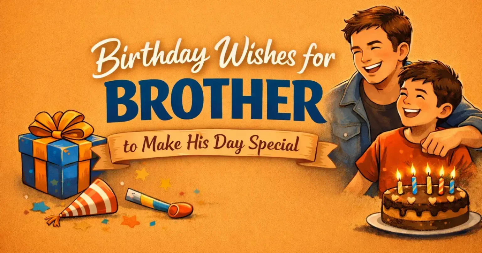 85+ Birthday Wishes for Brother to Make His Day Special