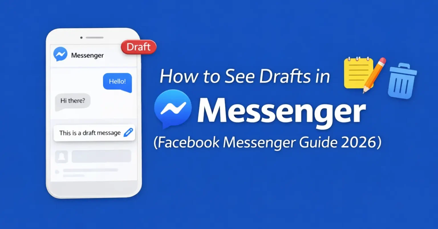 How to See Drafts in Messenger