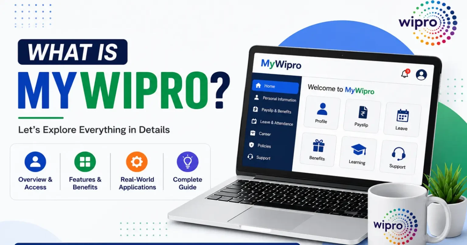 MyWipro – What It Is, Login Process, Features & Benefits Explained What is MyWipro portal guide showing features, benefits, access process, and employee dashboard