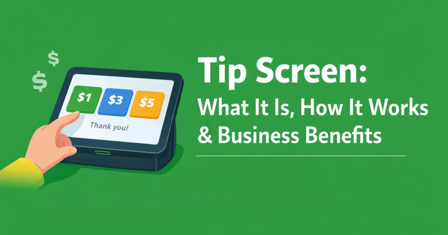 Tip Screen - What It Is, How It Works & Why Businesses Use It