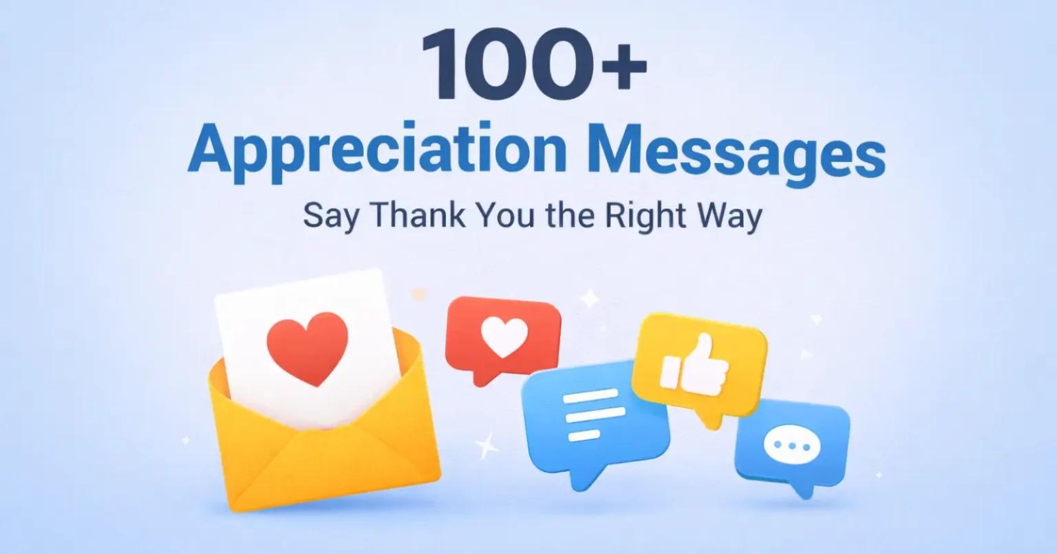 100+ Appreciation Messages to Say Thank You the Right Way