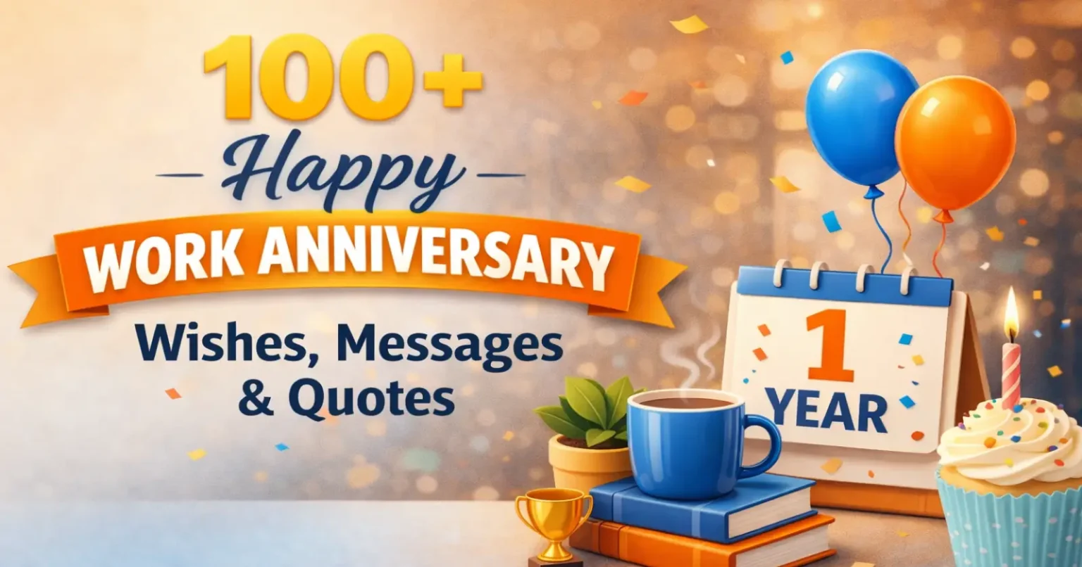 Happy work anniversary wishes, messages and quotes for employees and colleagues