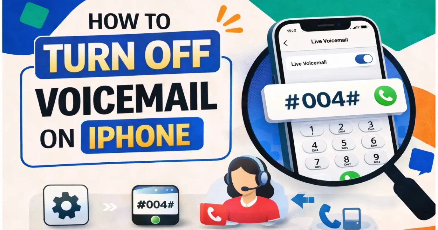 How to turn off voicemail on iPhone using settings dial code and carrier support