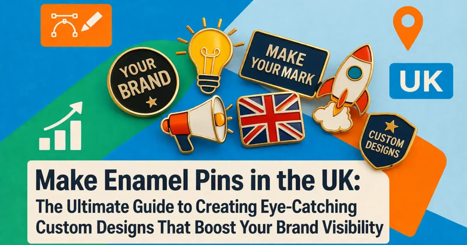 Make enamel pins UK custom designs for brand visibility and marketing