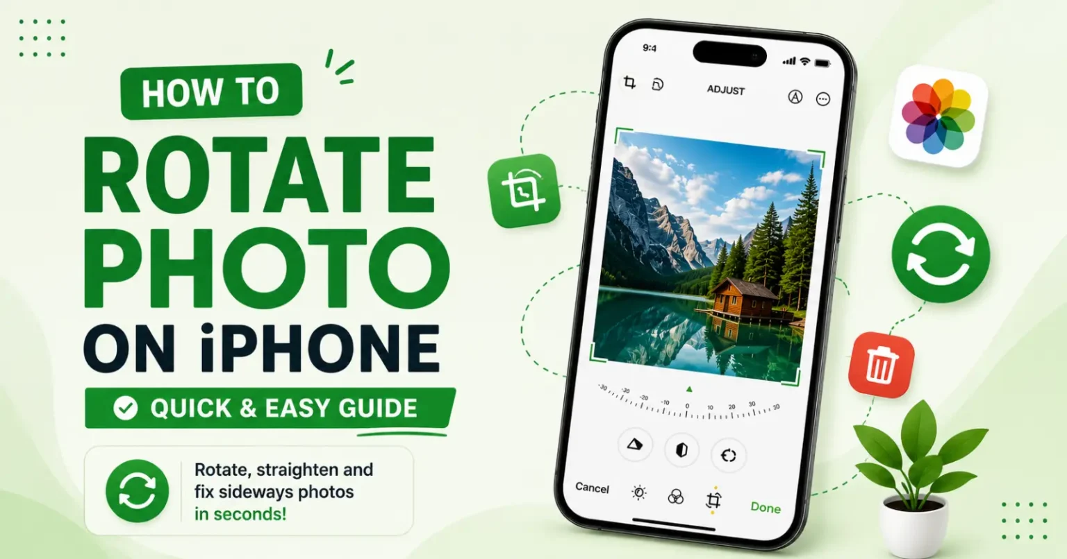 How to rotate photo on iPhone using the Photos app step by step