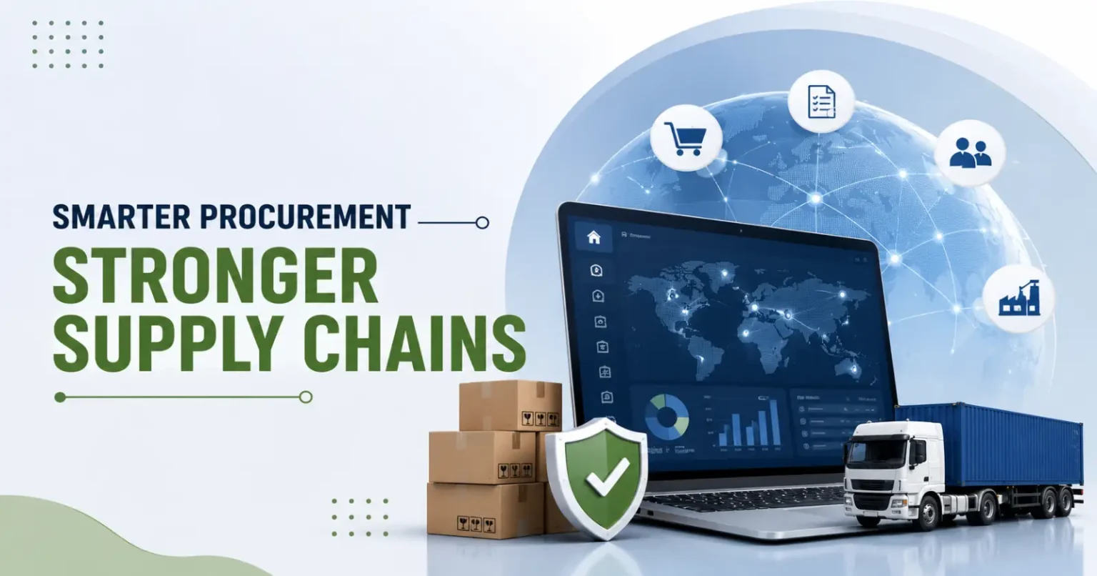 Advanced procurement technologies and ERP solutions for modern supply chain management