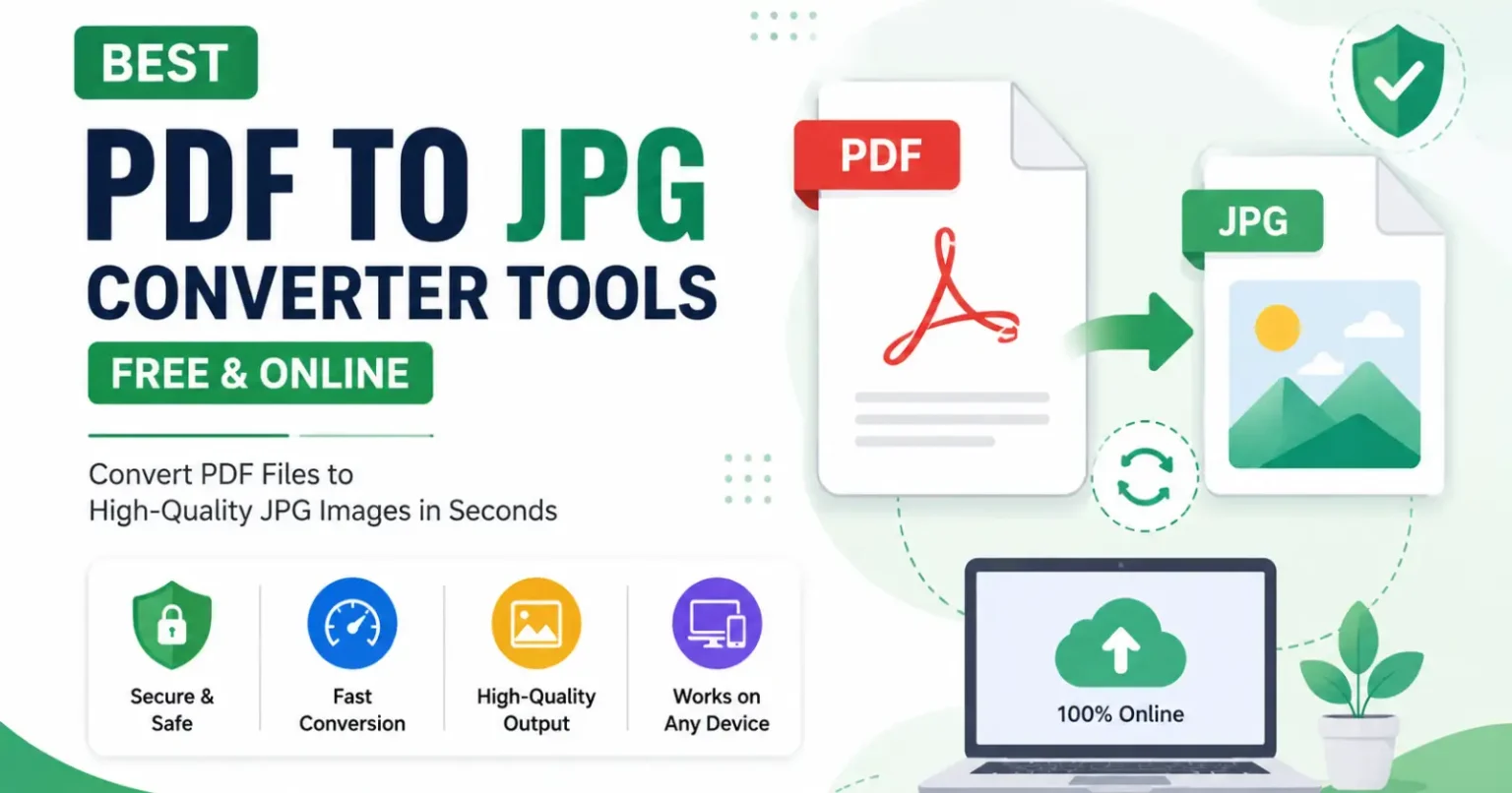 Best PDF to JPG Converter Tools in 2026 (Free & Online) Best PDF to JPG converter tools for free online conversion with high-quality image output.
