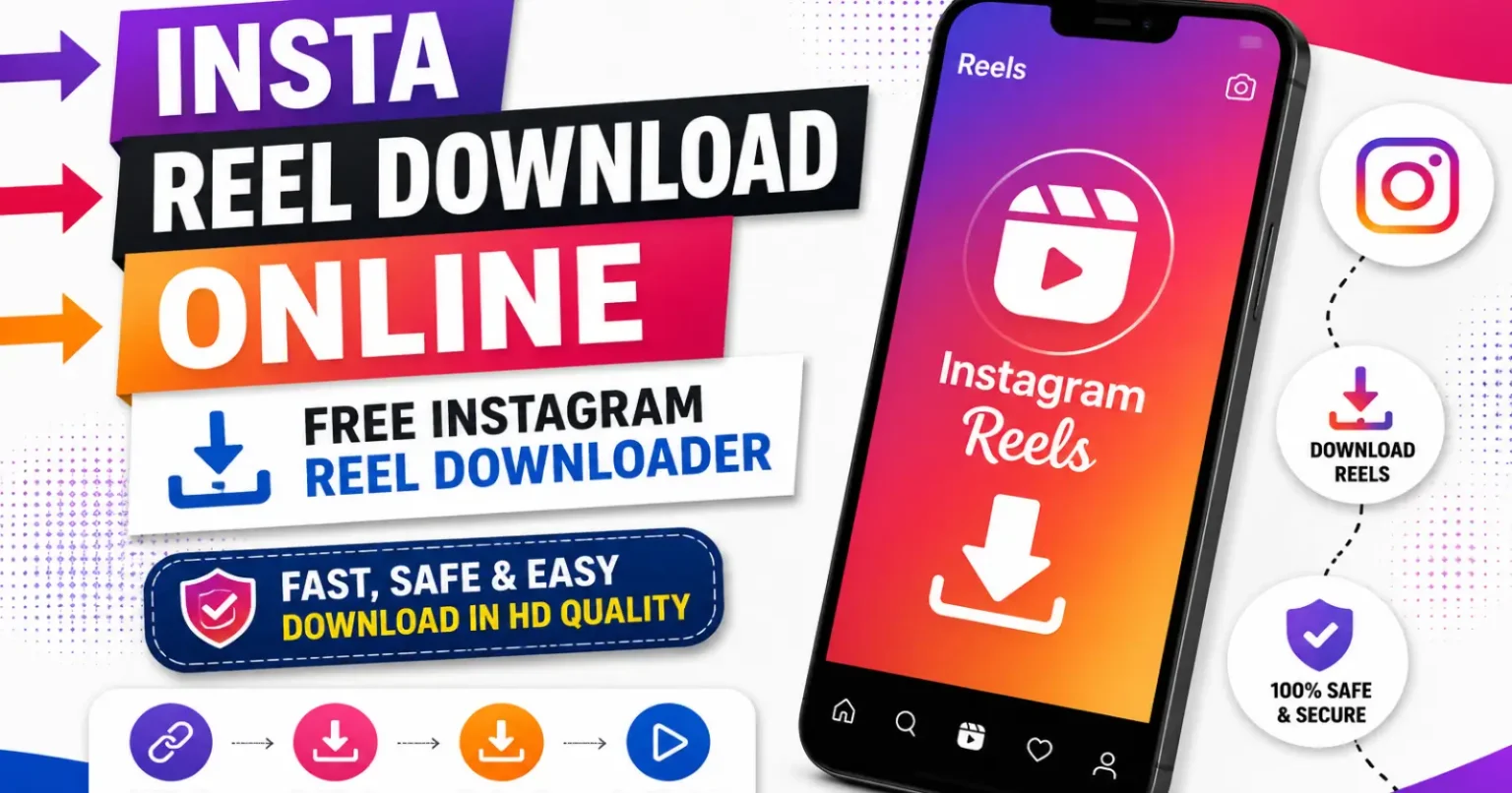 Insta Reel Download Online using a free Instagram Reel Downloader to save public Instagram Reels in high quality without installing any app.