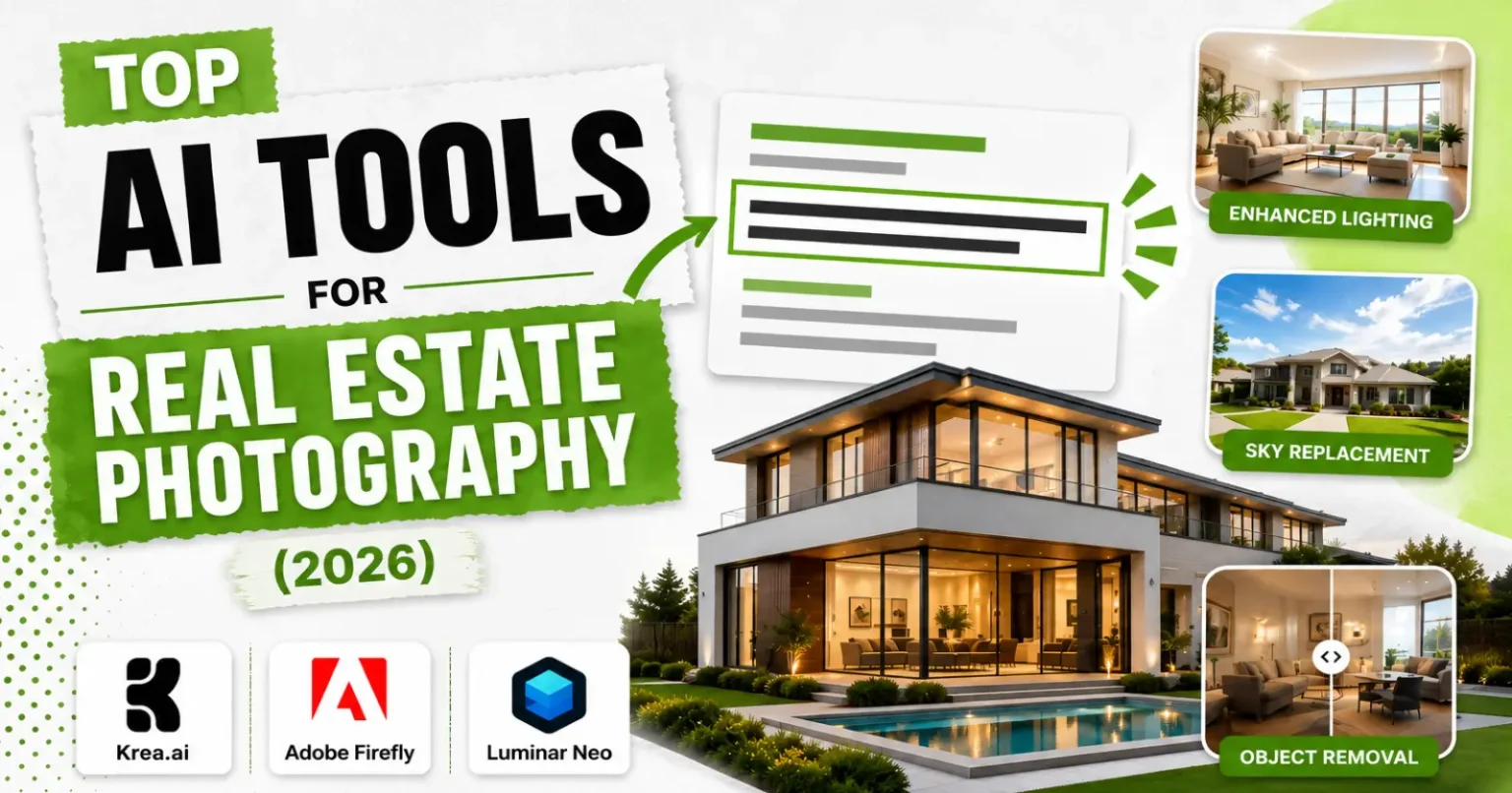 Top AI tools for real estate photography in 2026